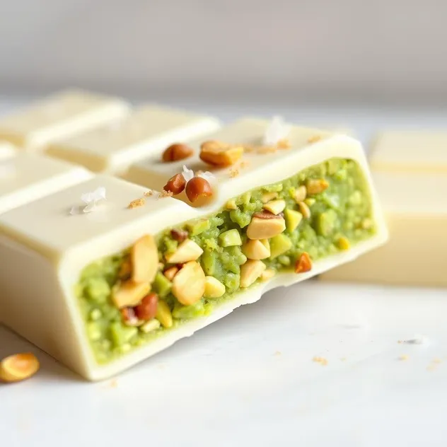 Kunafa Pistachio Salted White Chocolate Bar