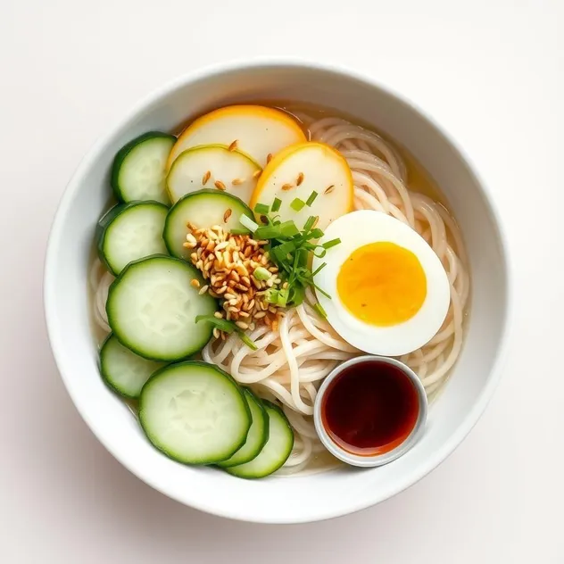 Mul Naengmyeon (Korean Cold Buckwheat Noodles)