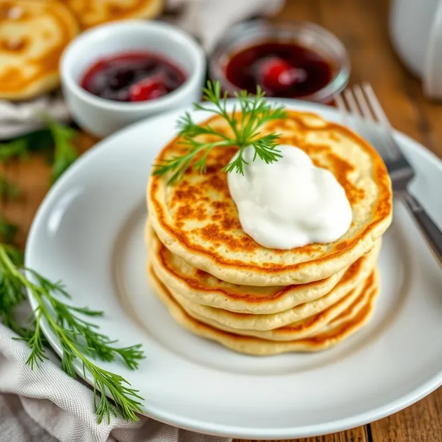 Syrniki Cheese Pancakes