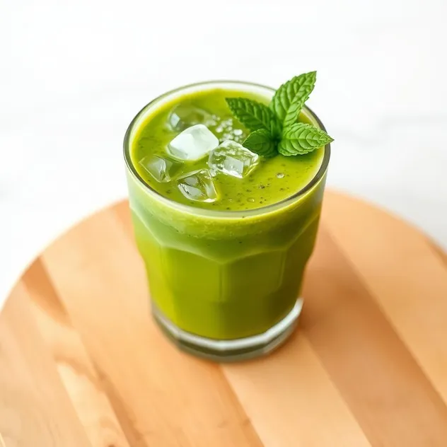 Creamy Avocado Mint Smoothie