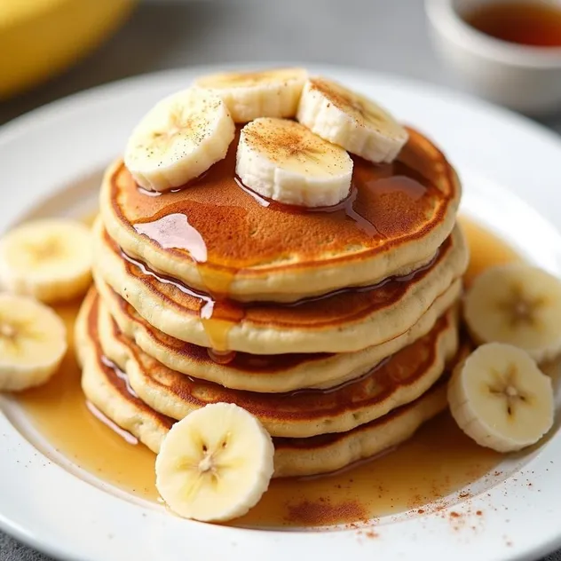 Fluffy Banana Pancakes