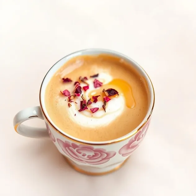 Rose Vanilla Latte