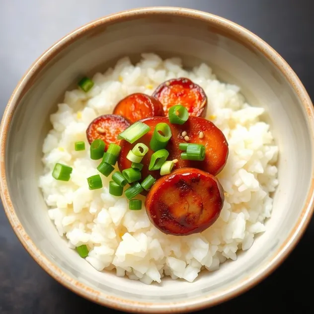 Sticky Rice with Chinese Sausage