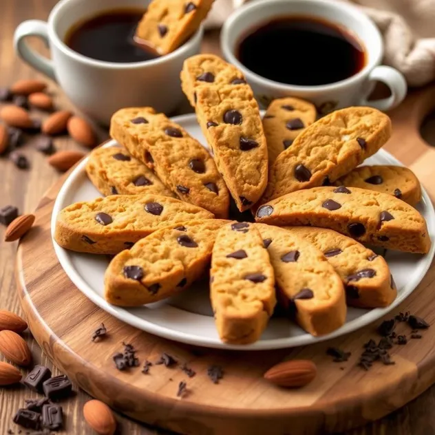 Mocha Chip Biscotti