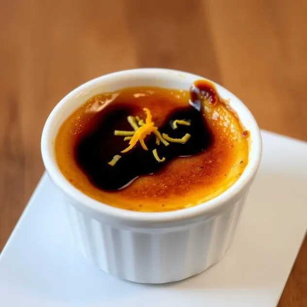 Orange Zest Espresso Crème Brûlée