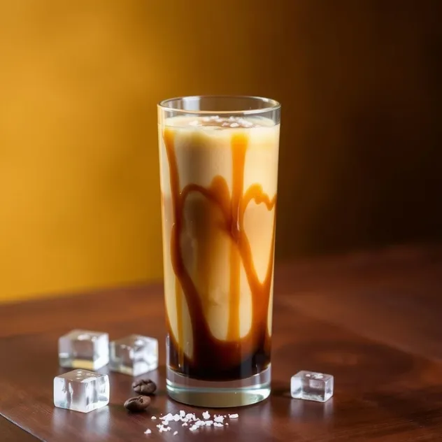 Salted Caramel Iced Coffee