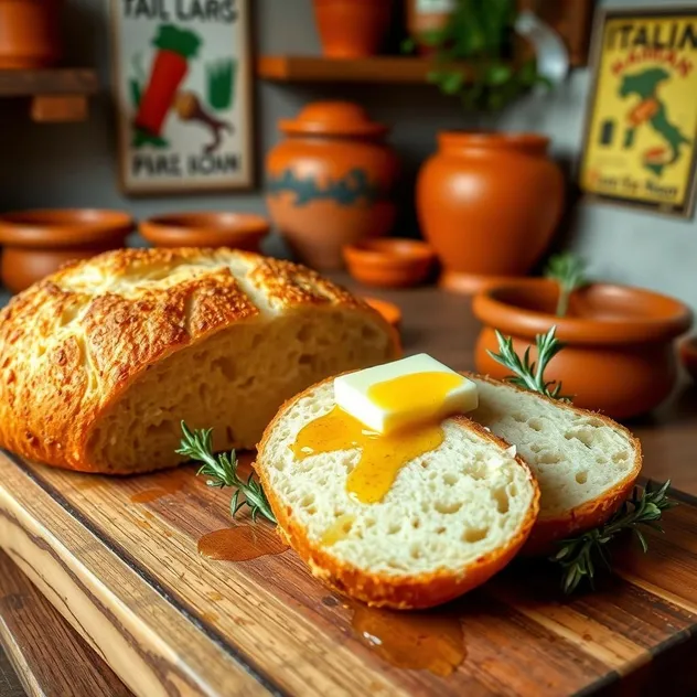 Soft Ricotta Honey Bread