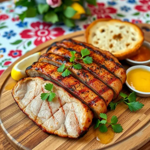 Grilled Salo Recipe