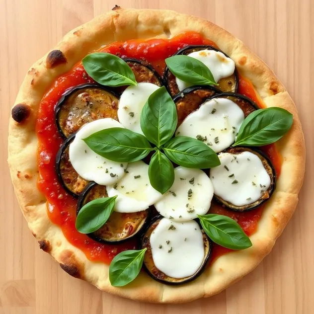 Eggplant Parmesan Pizza