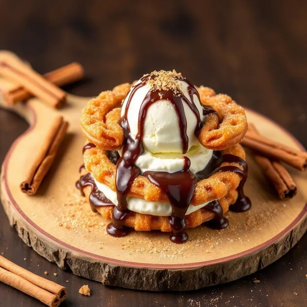 Churro Ice Cream Sandwich