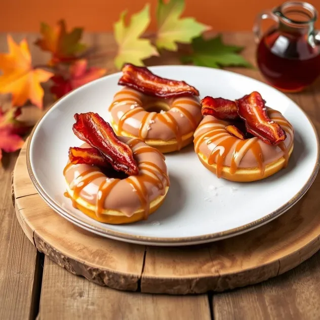 Maple Bacon Doughnuts