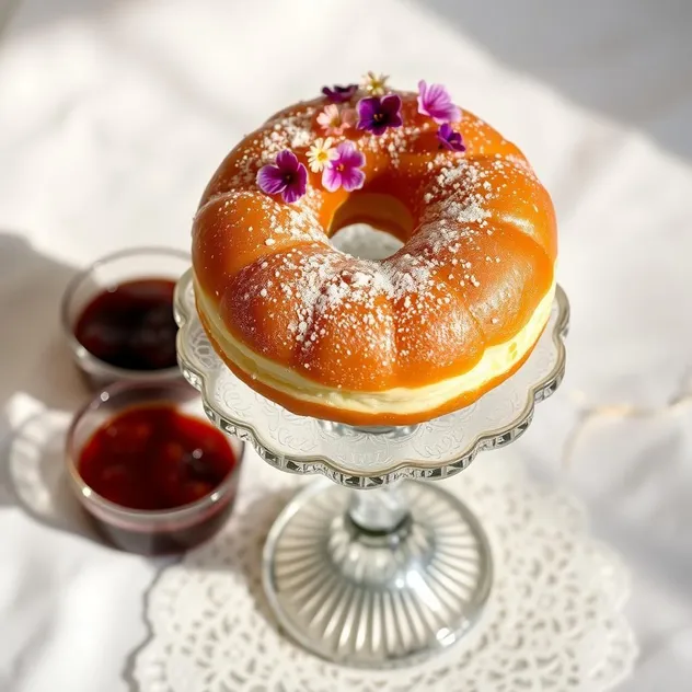 Fluffy Brioche Doughnuts