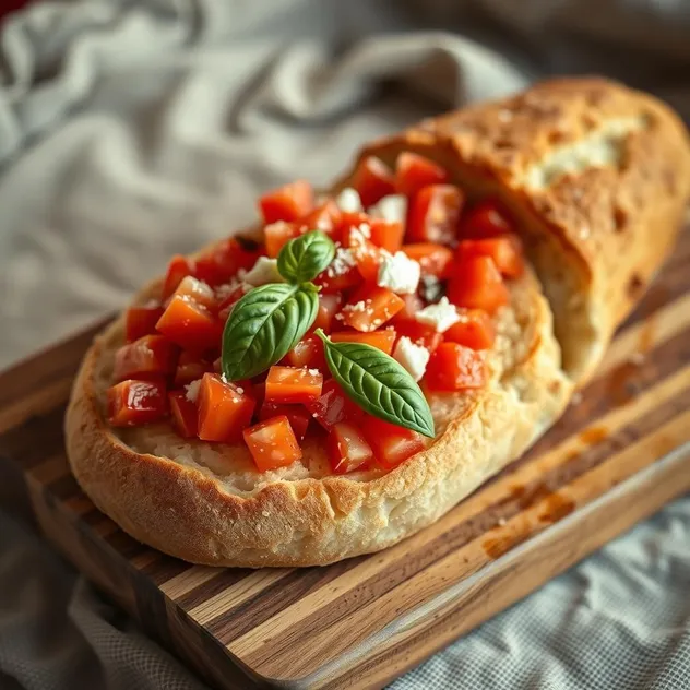 Rustic Tomato Basil Bread