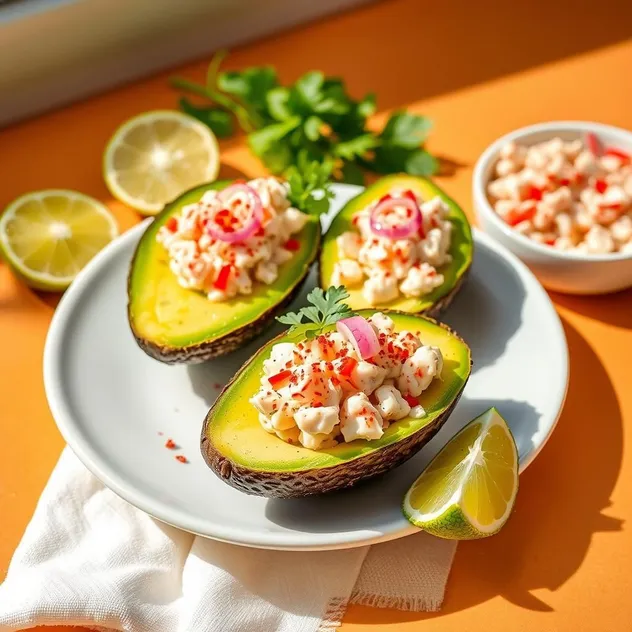 Crab-Stuffed Avocado Halves