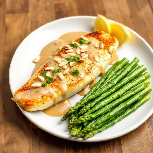 Pan-Seared Trout with Almond Butter