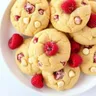 Raspberry White Chocolate Chunk Cookies