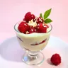 Raspberry and Coconut Milk Panna Cotta